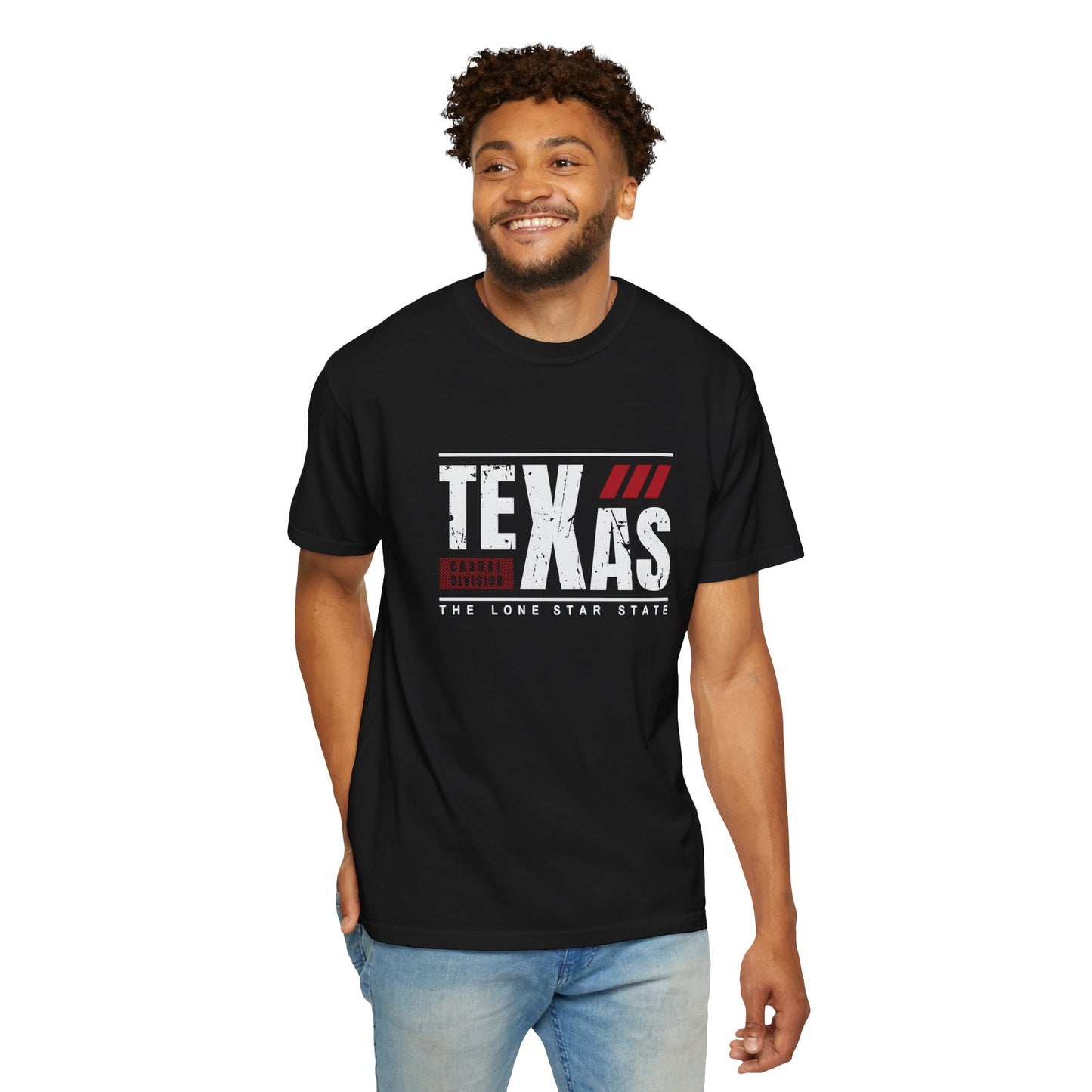 Unisex Texas Garment-Dyed T-Shirt - Casual Urban Style