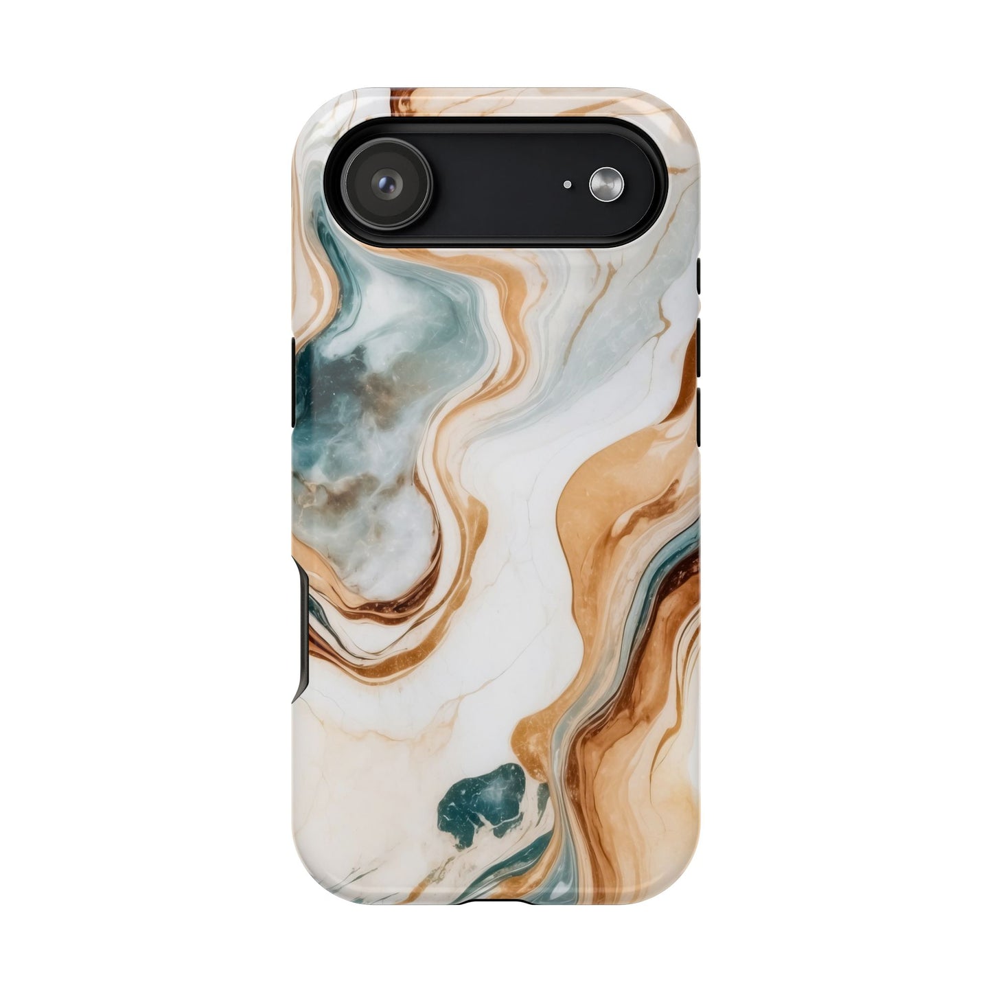 Stylish Magnetic Phone Cases, Abstract Marble Design for Everyday Use