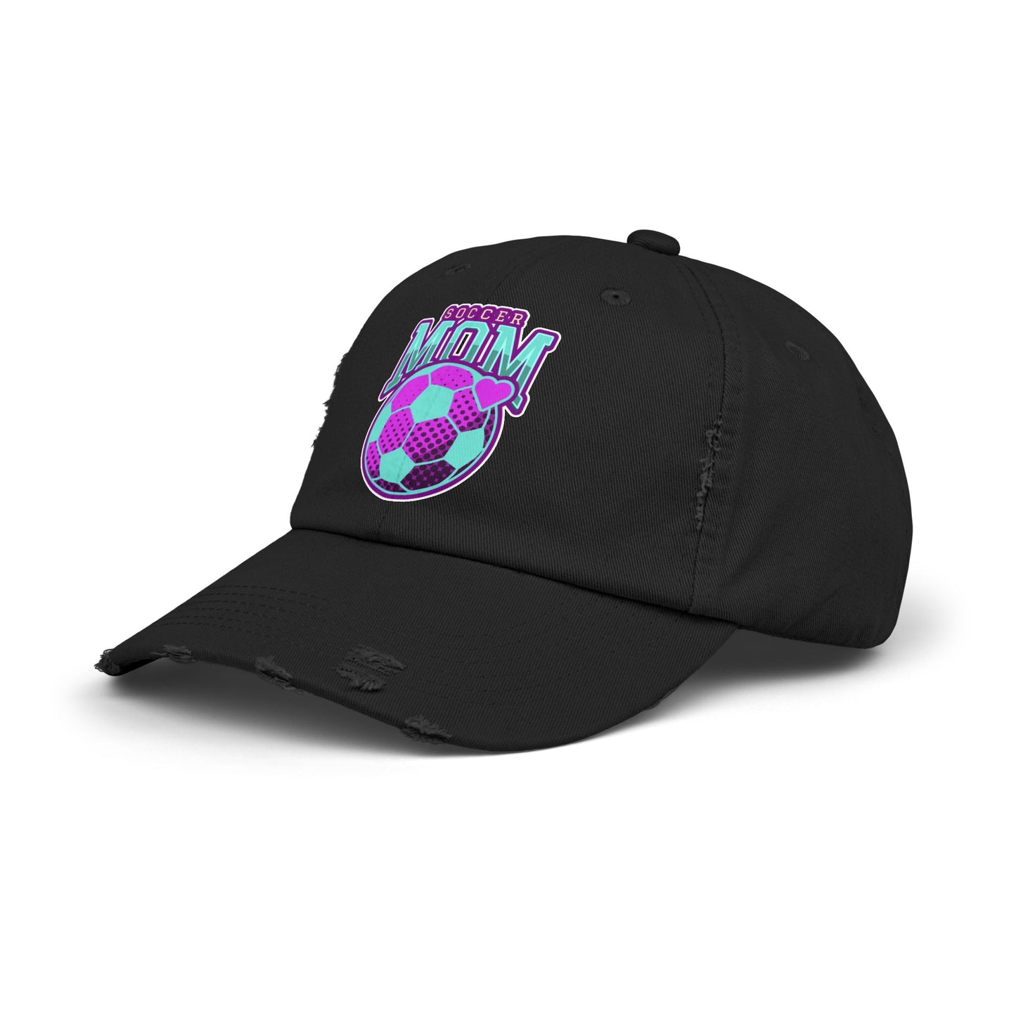 Soccer Mom Unisex Distressed Cap