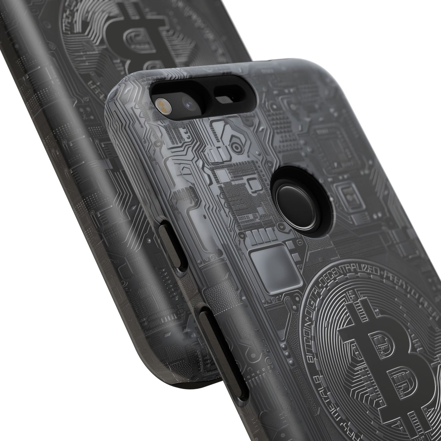 Bitcoin Google Pixel Tough Phone Case, Cryptocurrency Protection Cover
