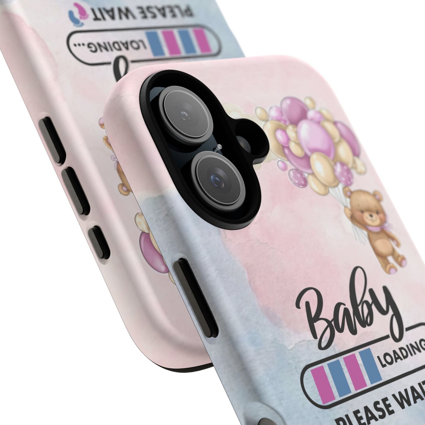 Cute Baby Loading Phone Case for iPhone - Maternity Cover for Pregnancy Reveal or Baby Shower