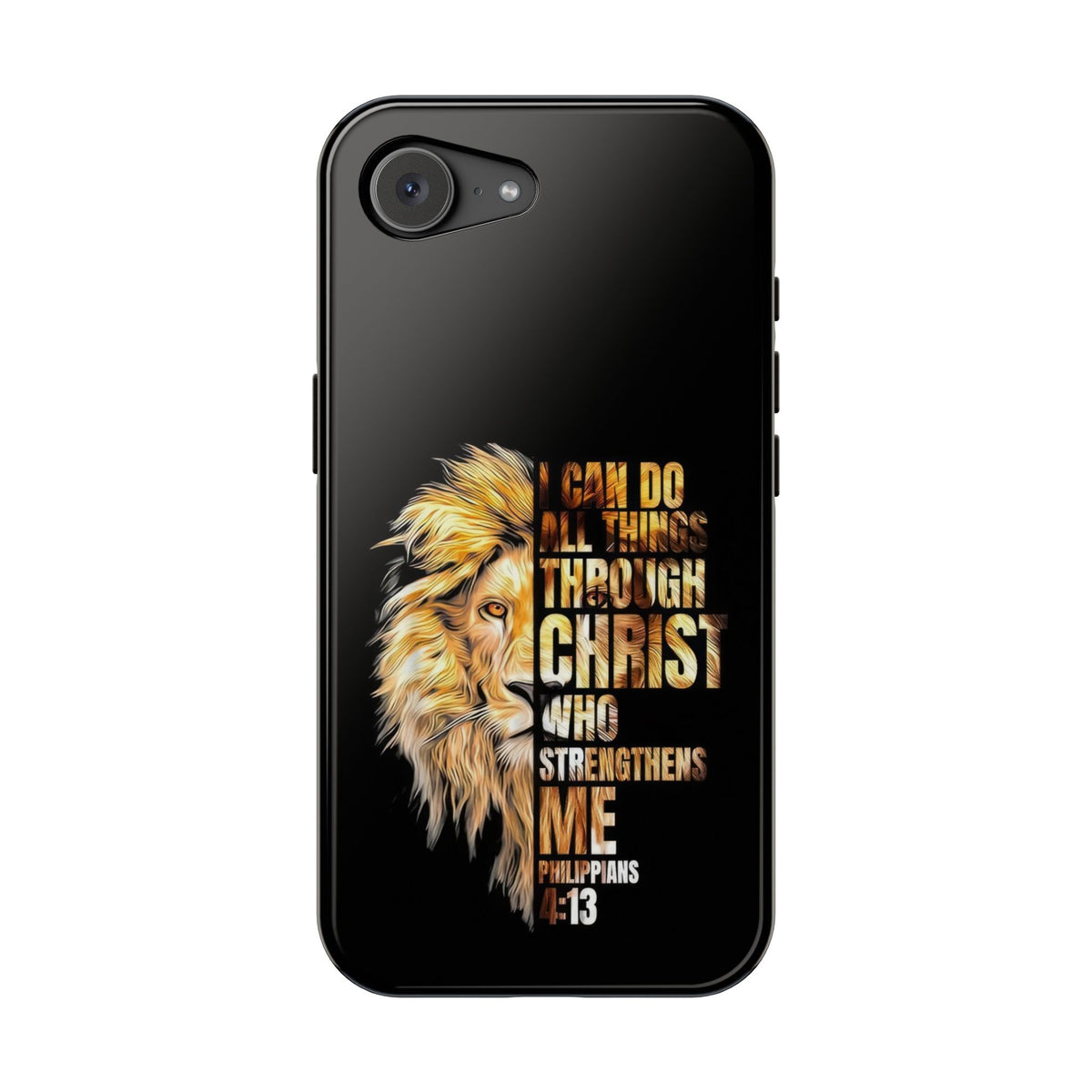 Copy of Inspirational Lion Magnetic iPhone Case, Strength & Faith, Christian Accessories