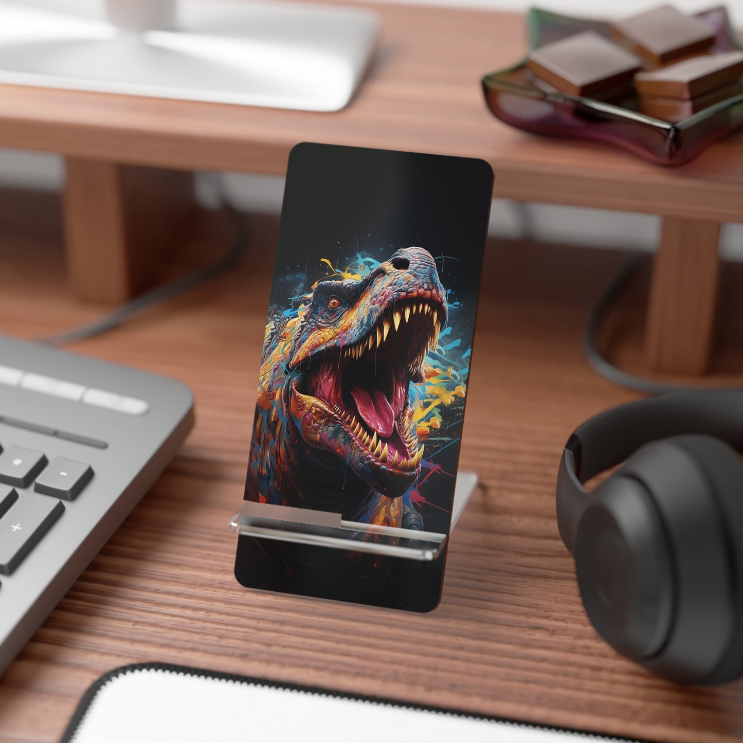 Colorful Dinosaur Smartphone Display Stand
