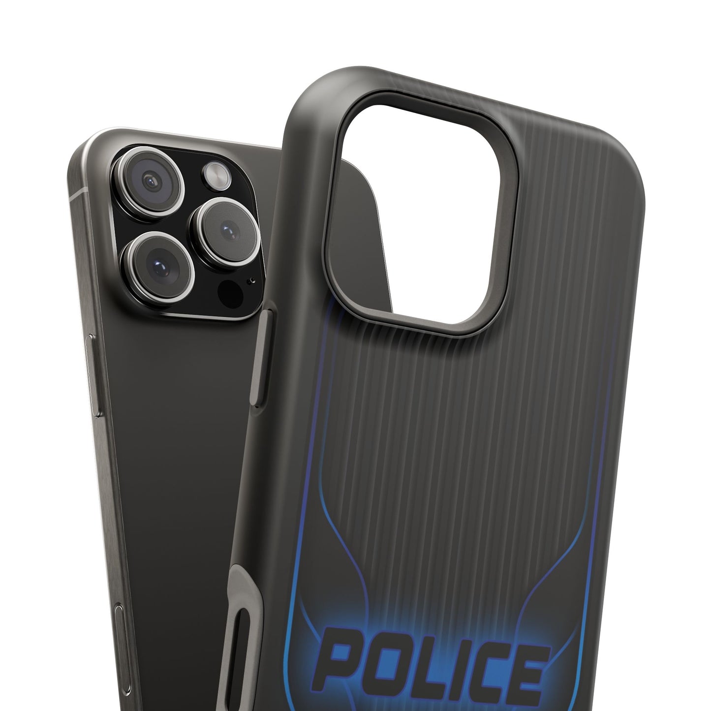 Police Magnetic Phone Cases, Blue Light