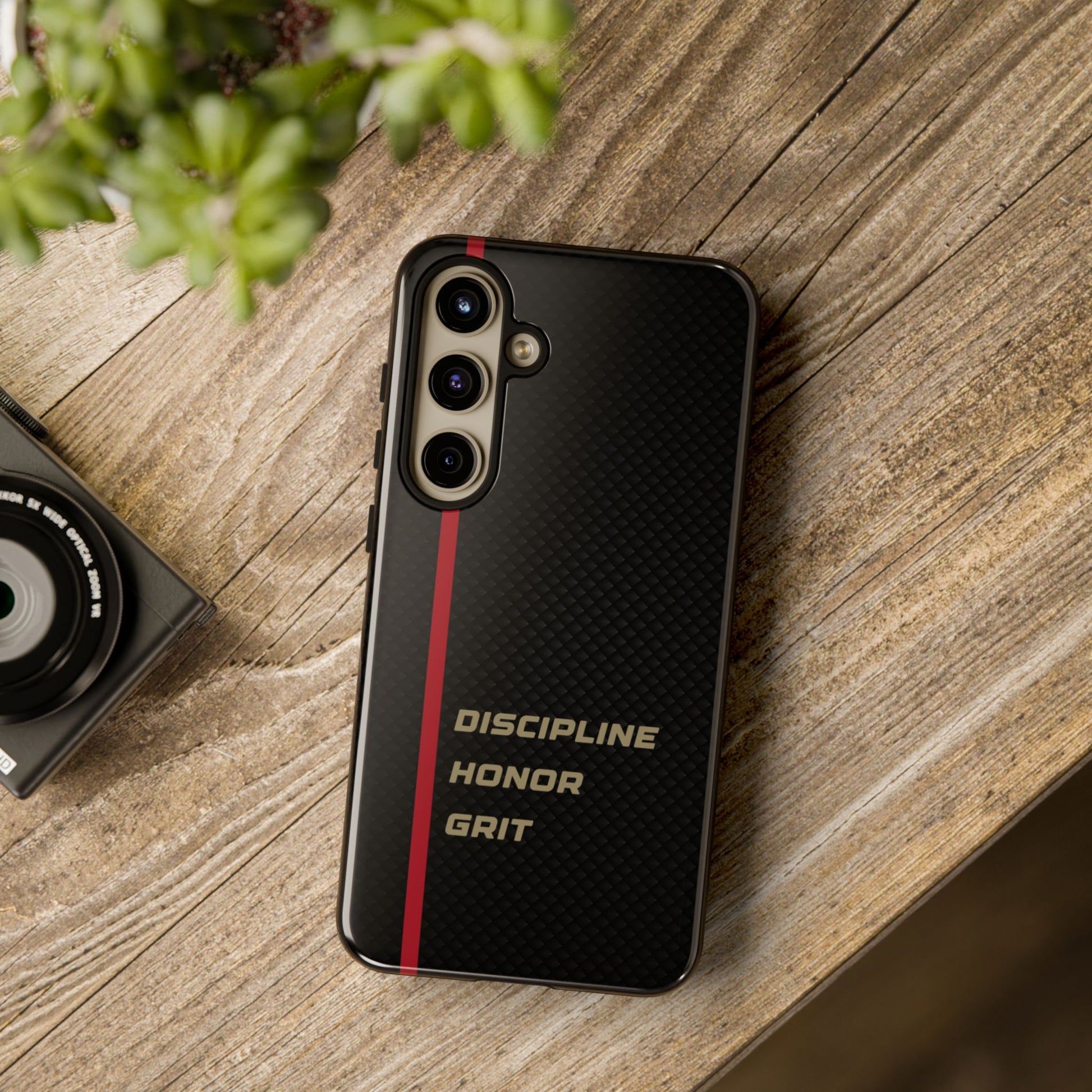Discipline, Honor, Grit Impact-Resistant Phone Case