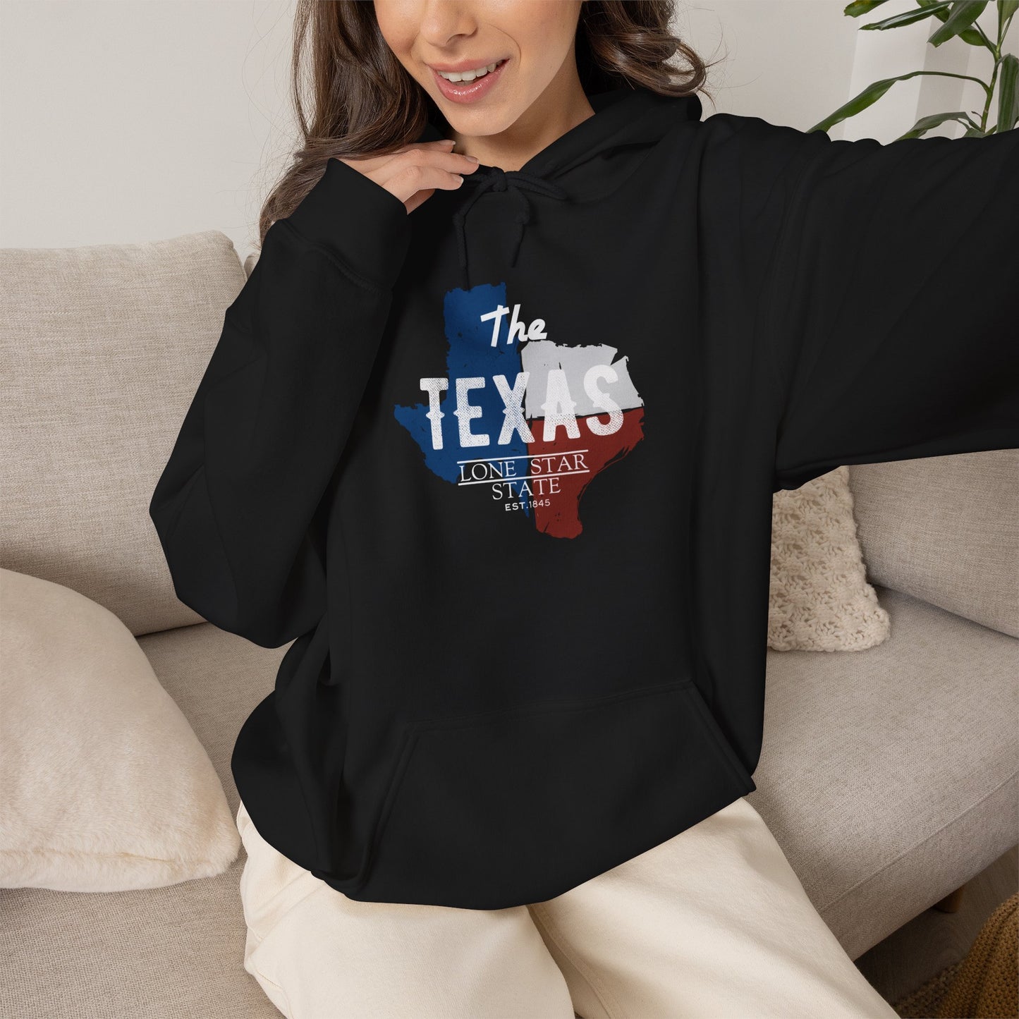 Texas Pride Unisex Hoodie - Comfortable Heavy Blend with State Graphic