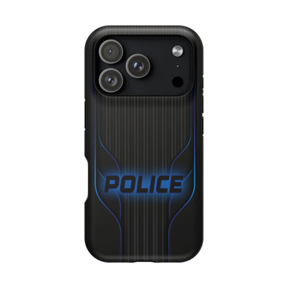 Police Magnetic Phone Cases, Blue Light