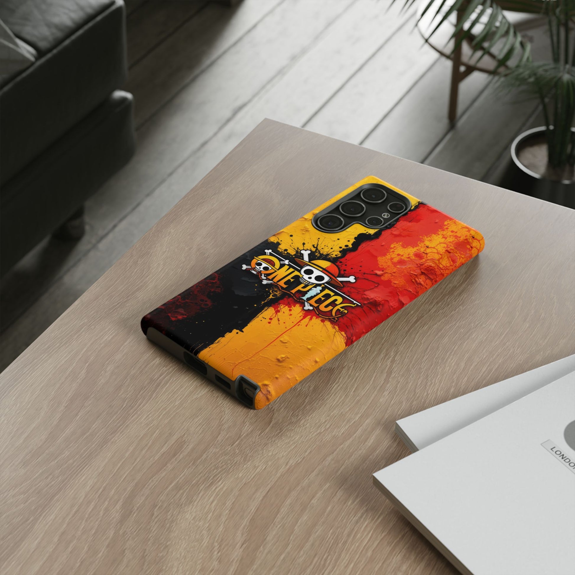 One Piece Samsung Tough Phone Case, Anime Vibrant Design