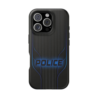Police Magnetic Phone Cases, Blue Light