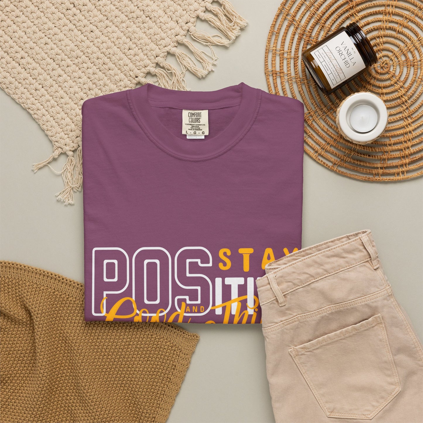 Unisex Positive Vibe T-Shirt - Stay Positive Good Things Will Happen
