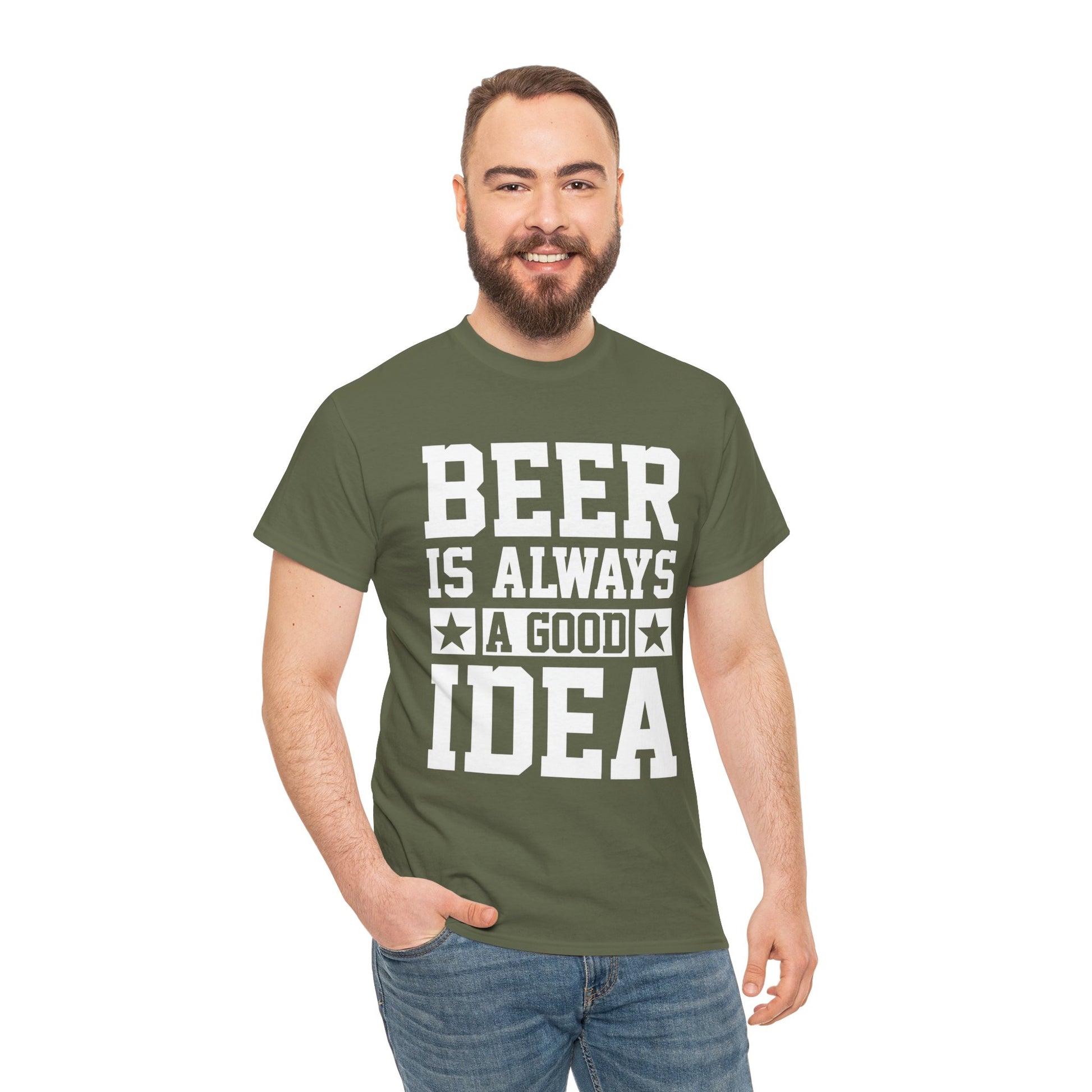 Beer is Always a Good Idea Unisex Heavy Cotton Tee