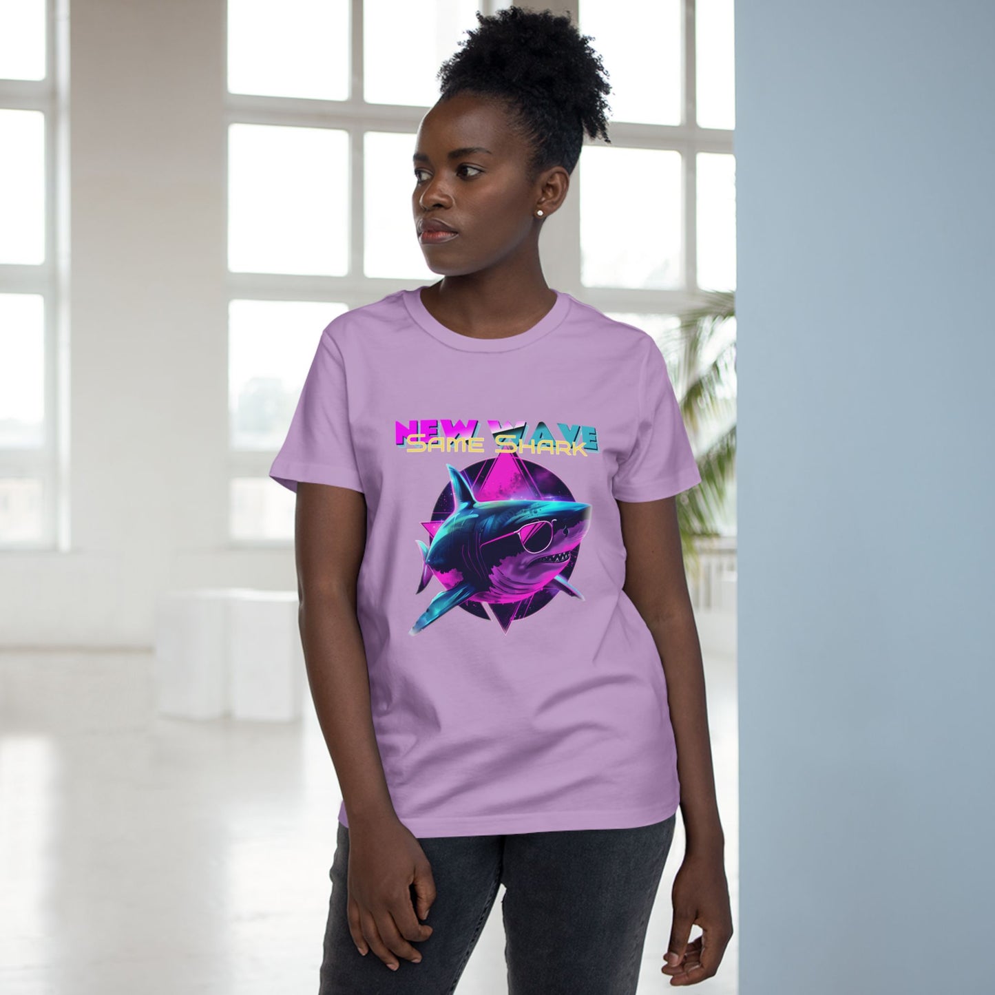 New Wave Same Shark Women’s Maple Tee