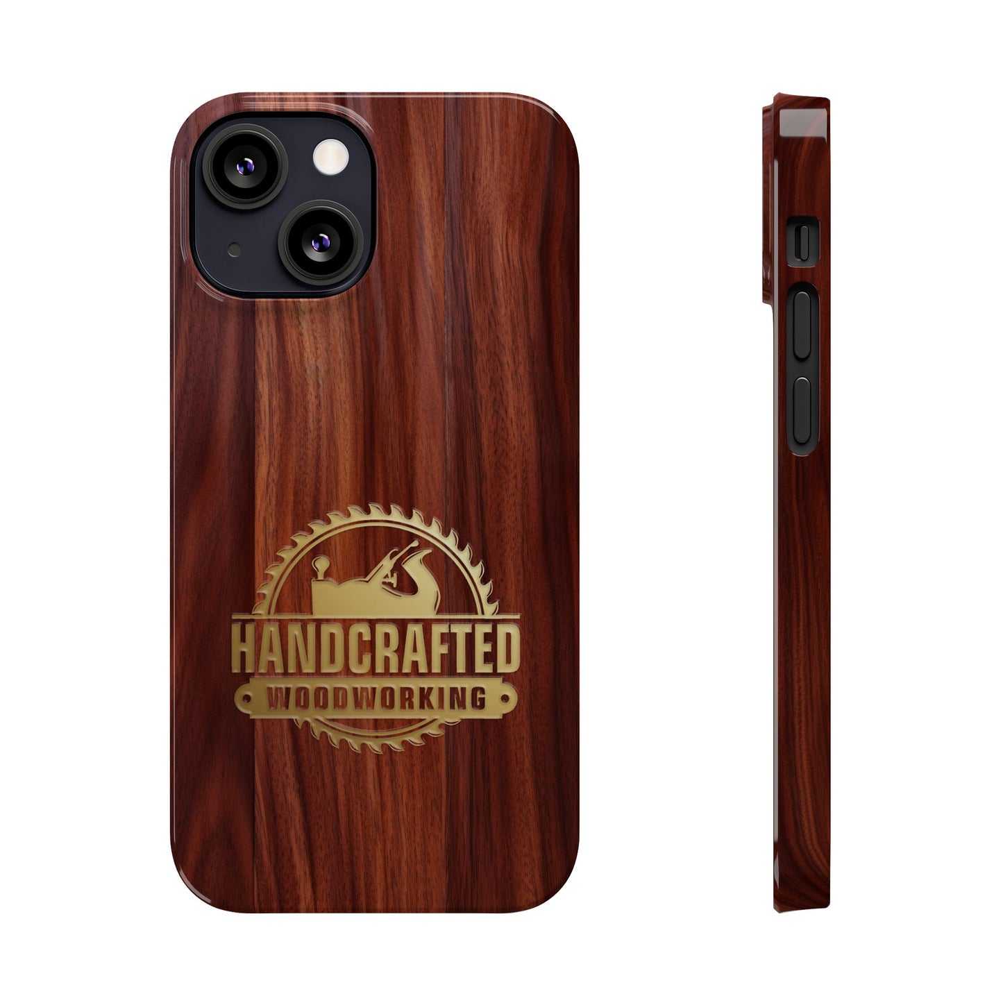 Woodworking Logo Slim Cases, iPhone