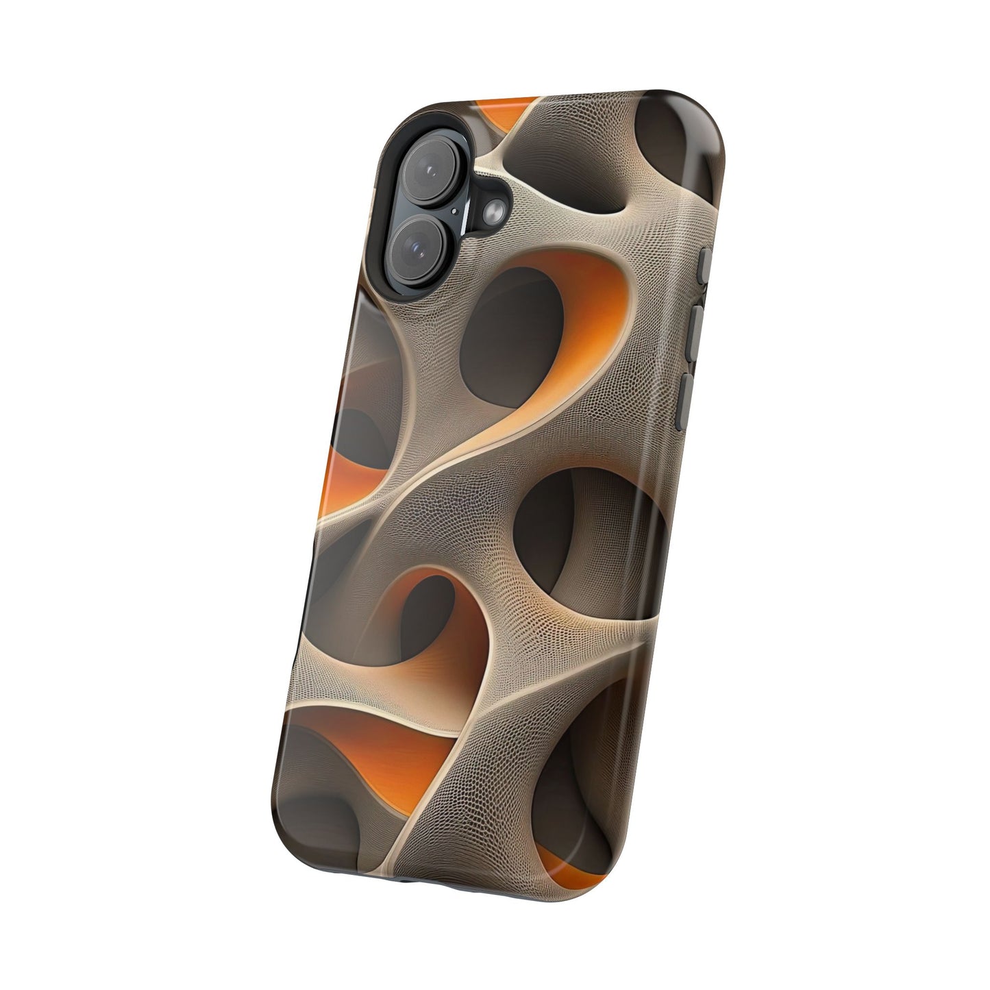 Stylish Magnetic Phone Cases, Abstract Geometric Design