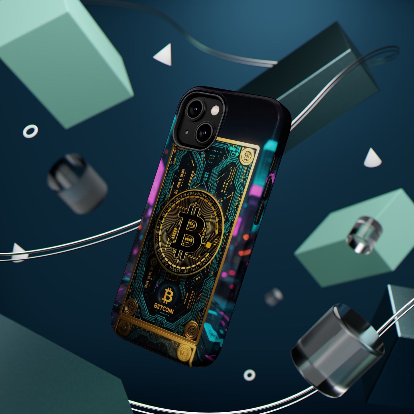 Bitcoin Magnetic Phone Case, Unique Phone Cover