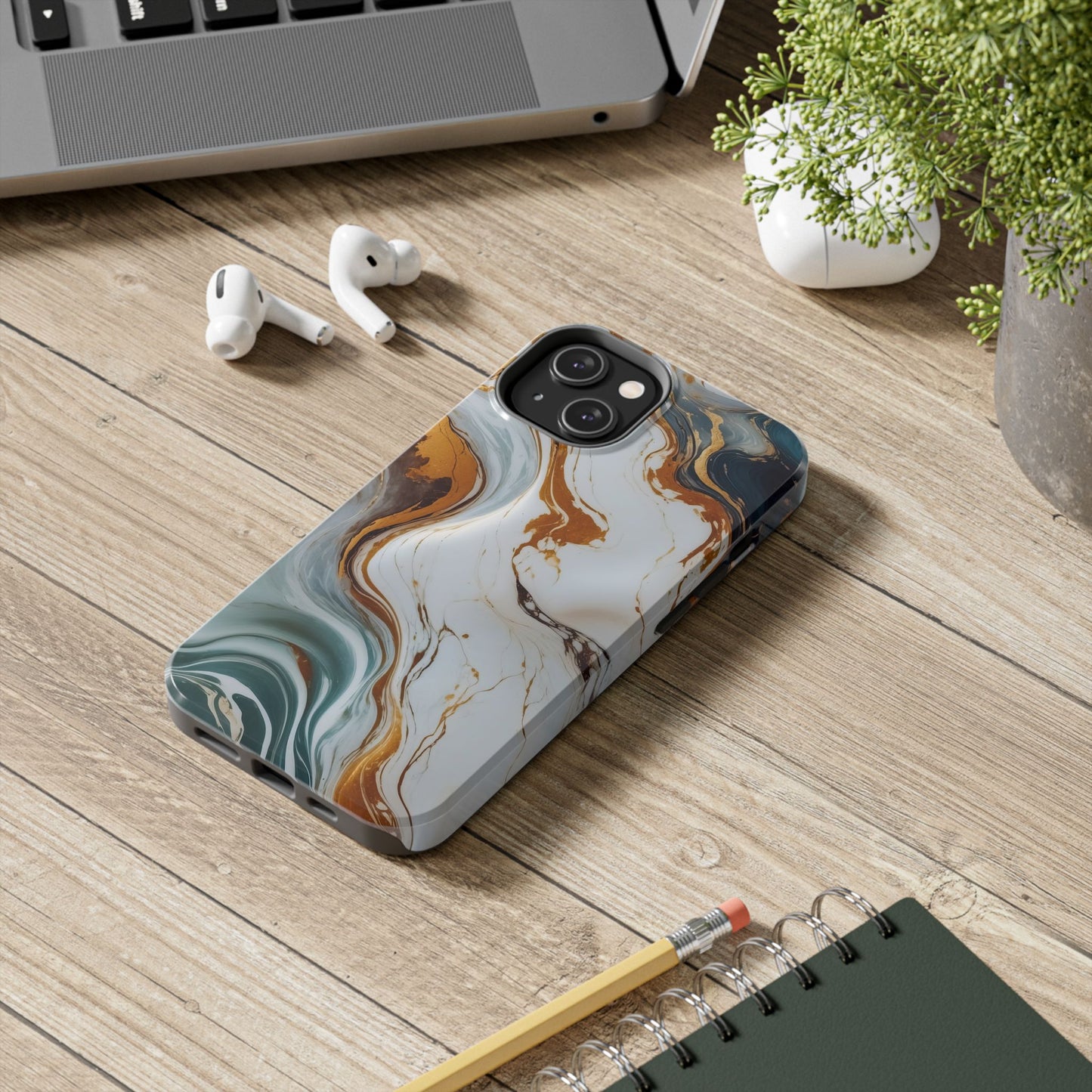 Marble Tough iPhone Case, Stylish Protective Case