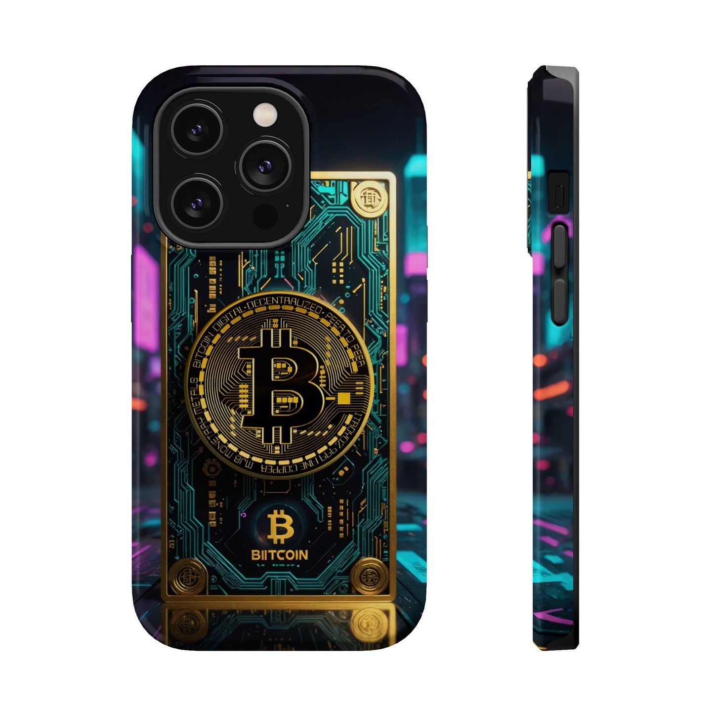 Bitcoin Magnetic Phone Case, Unique Phone Cover