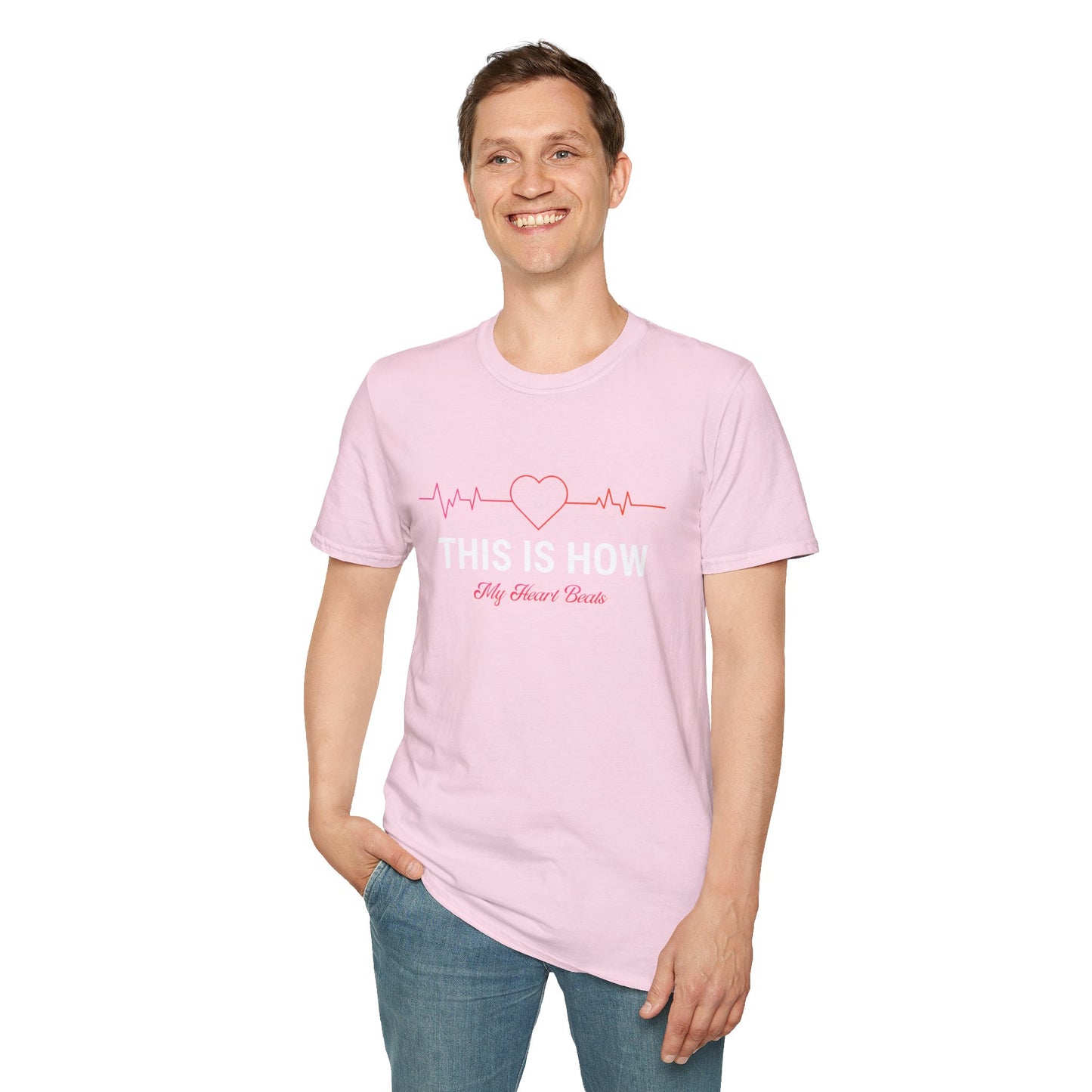 This Is How My Heart Beats Unisex Softstyle T-Shirt