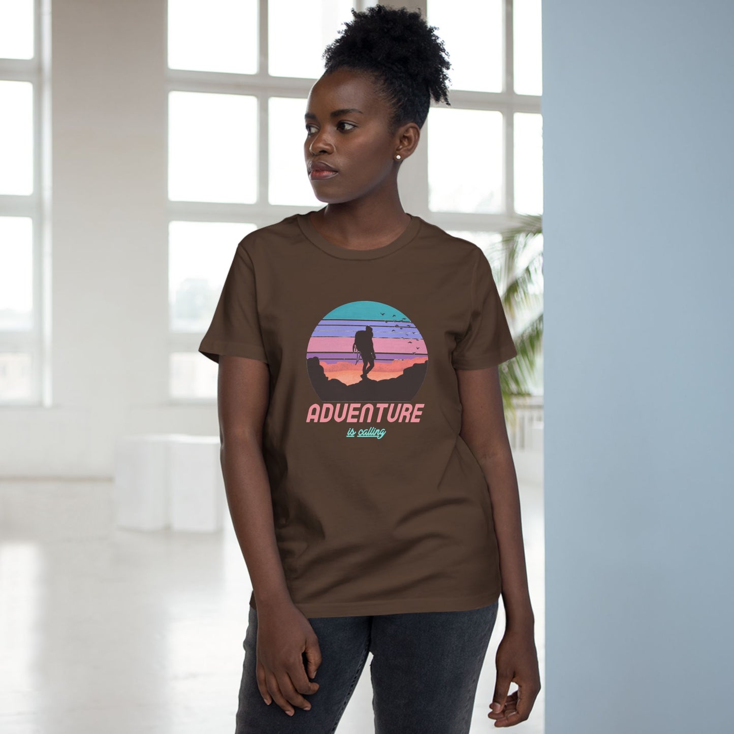 Adventure Is Calling Women’s Maple Tee