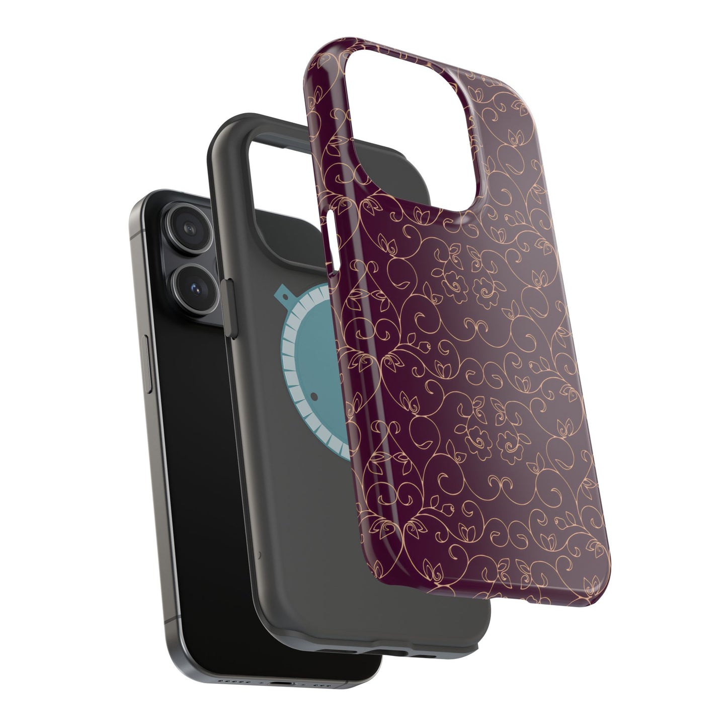 Luxury Serial Magnetic Phone Case, Royal