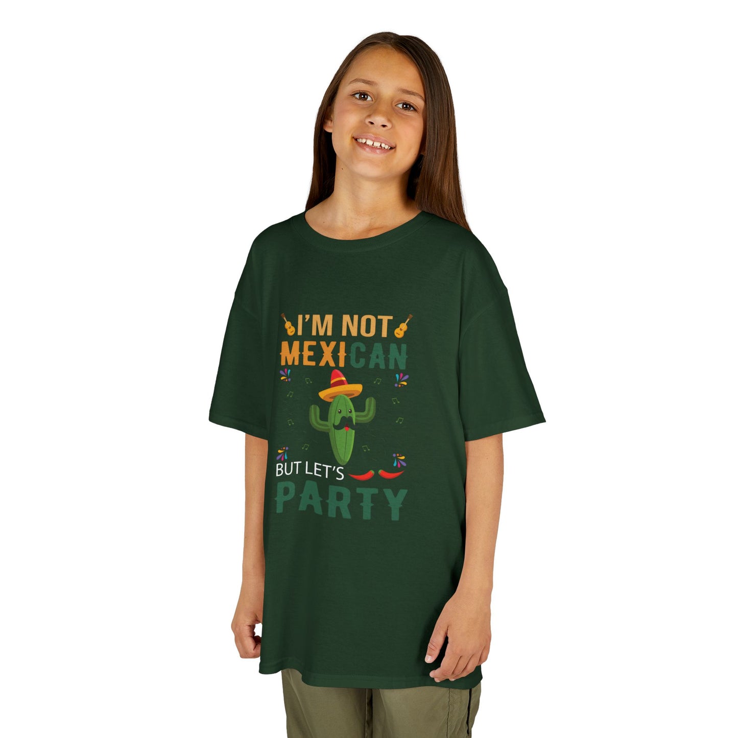 Kids Party Tee - I'm Not Mexican But Let's Party T-Shirt