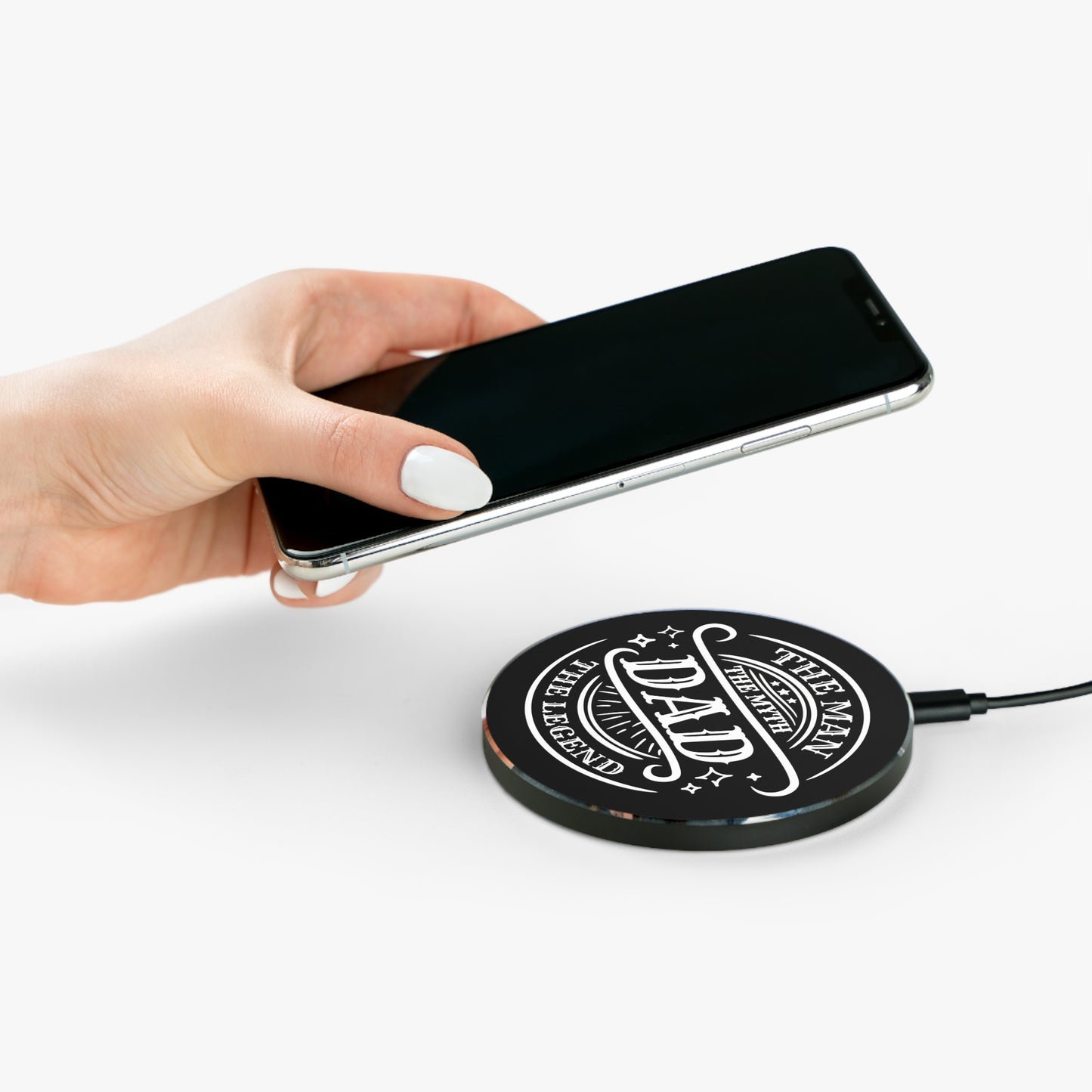 Dad Legend 10W Qi Certified Fast Wireless Charging Pad