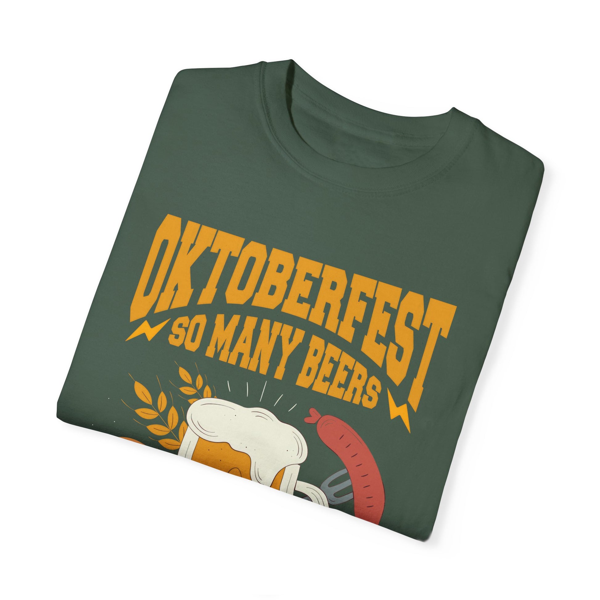 Oktoberfest Graphic Unisex T-Shirt - Celebrate with Beer & Pretzels
