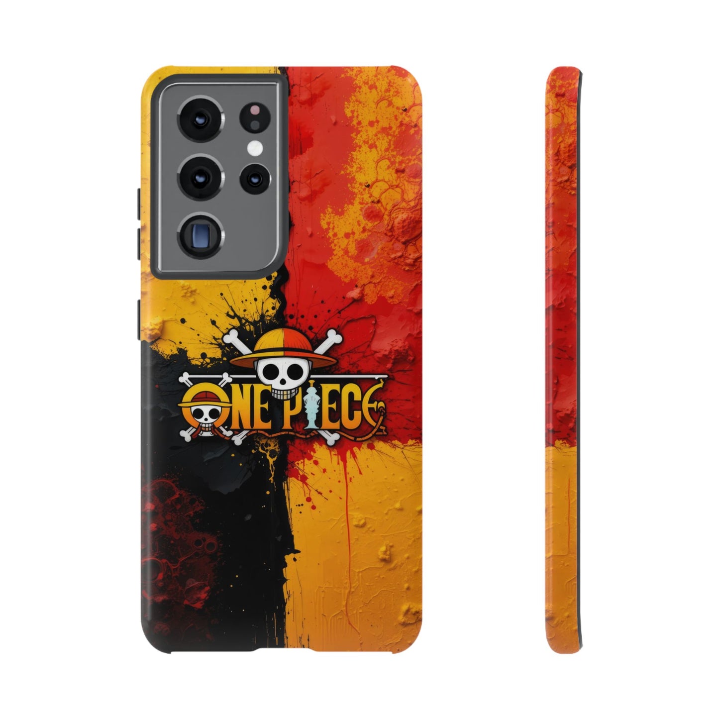 One Piece Samsung Tough Phone Case, Anime Vibrant Design
