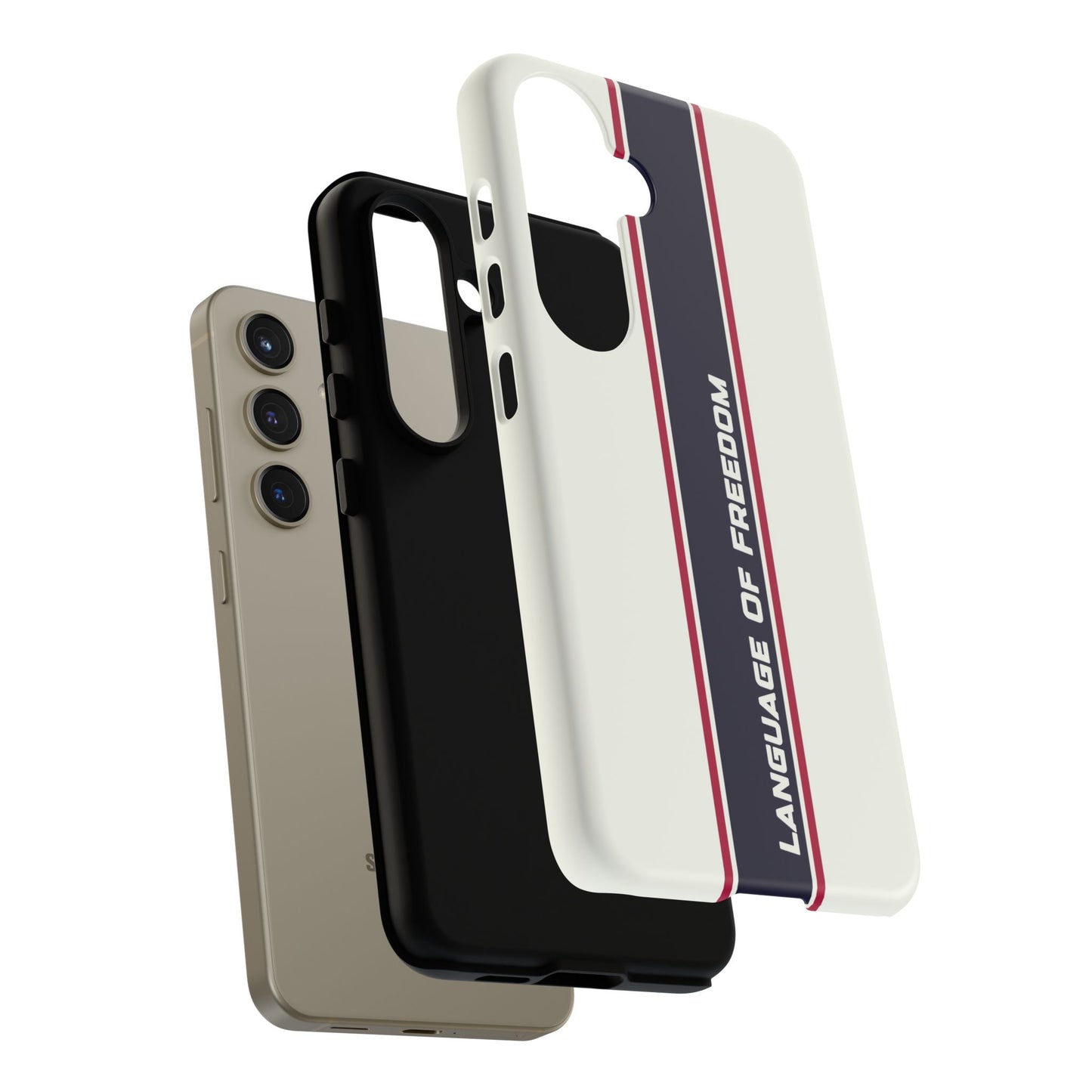 Language of Freedom Tough Case – Minimalist Design