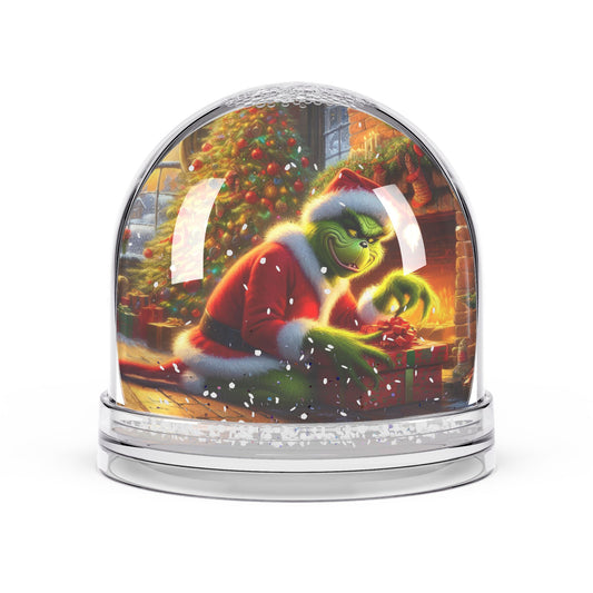 Sneaky Santa: The Grinch Strikes Again Snow Globe