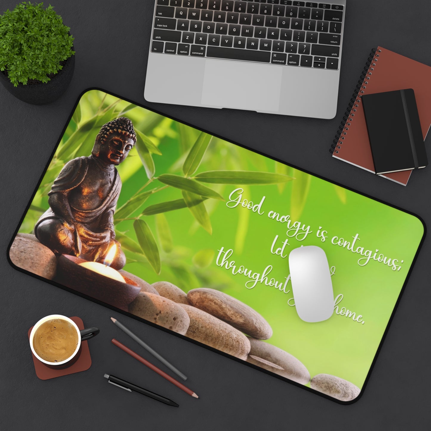 Inspirational Zen Desk Mat