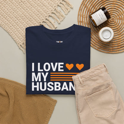Love My Husband Unisex Heavy-Cotton Tee - Cute Casual Shirt