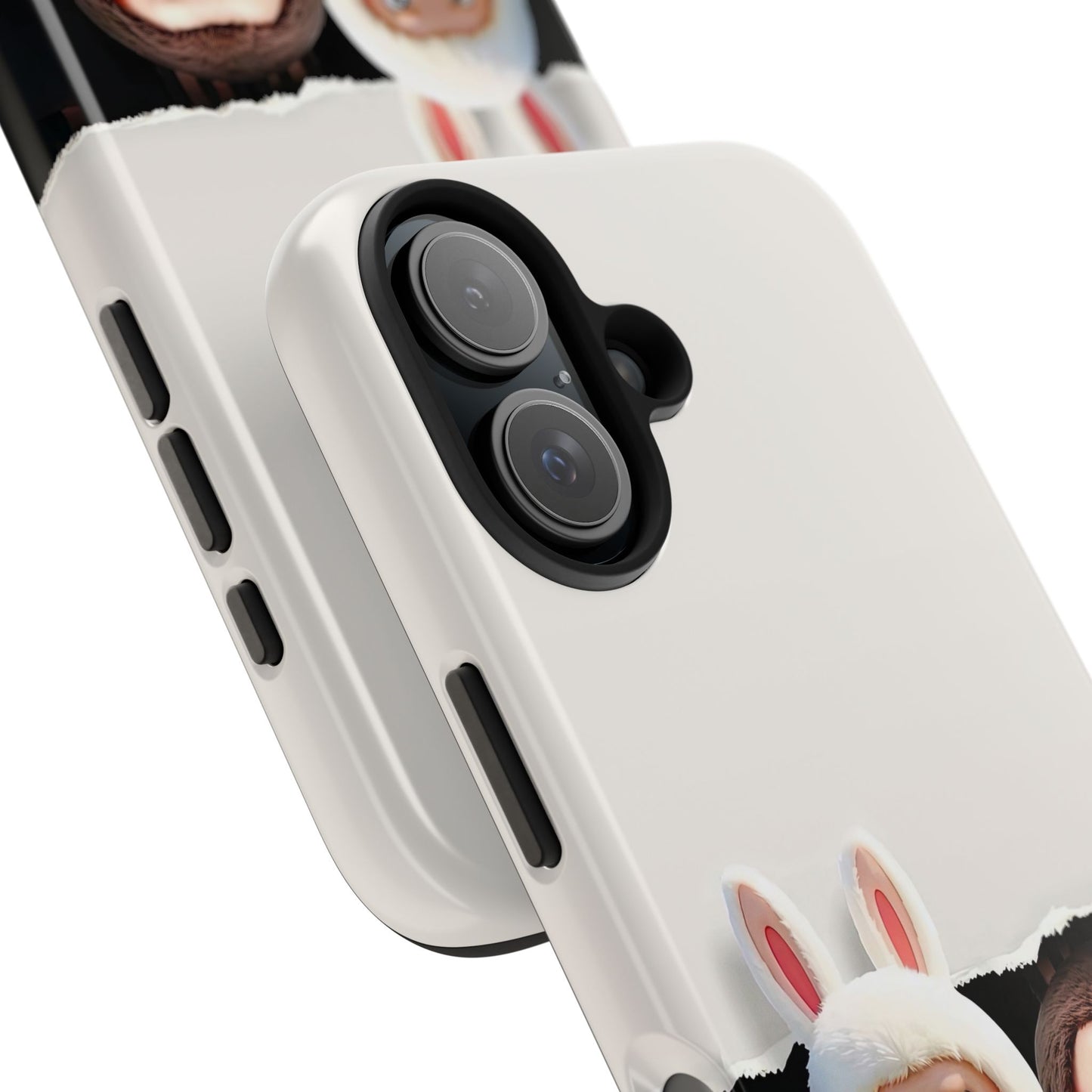 The Monsters Tough Case for iPhone Models and Variations – Dual Layer Protective Cover, Playful Design, Cute Mobile Accessory