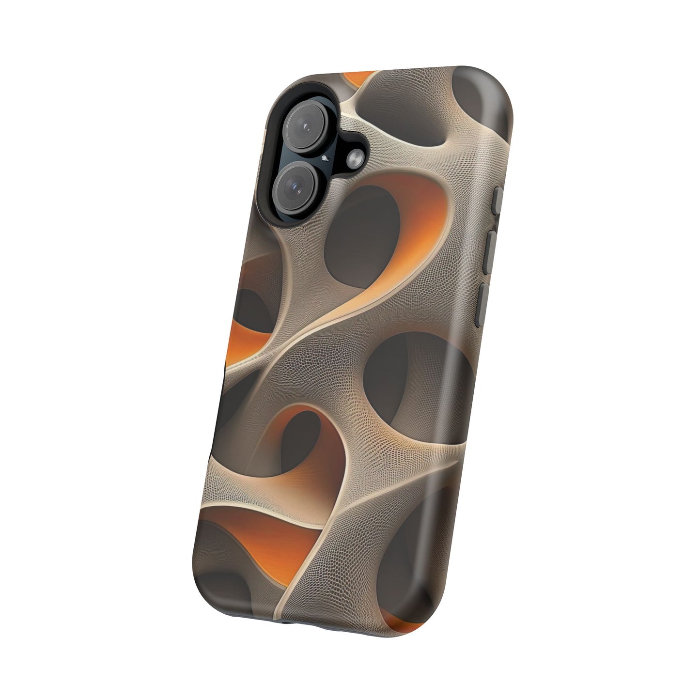 Stylish Magnetic Phone Cases, Abstract Geometric Design