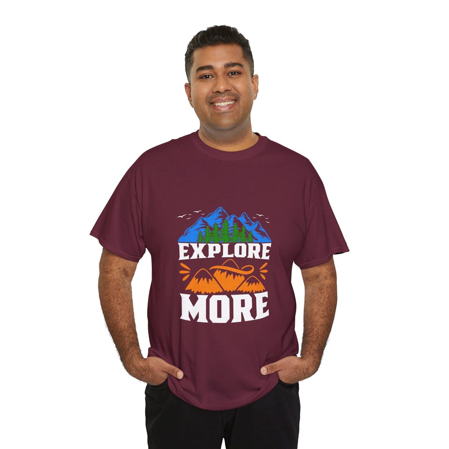 Explore More Adventure Tee - Unisex Heavy Cotton T-Shirt