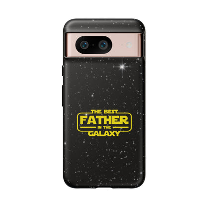 Galaxy-Themed Google Pixel Tough Case - Perfect Gift for the Best Father