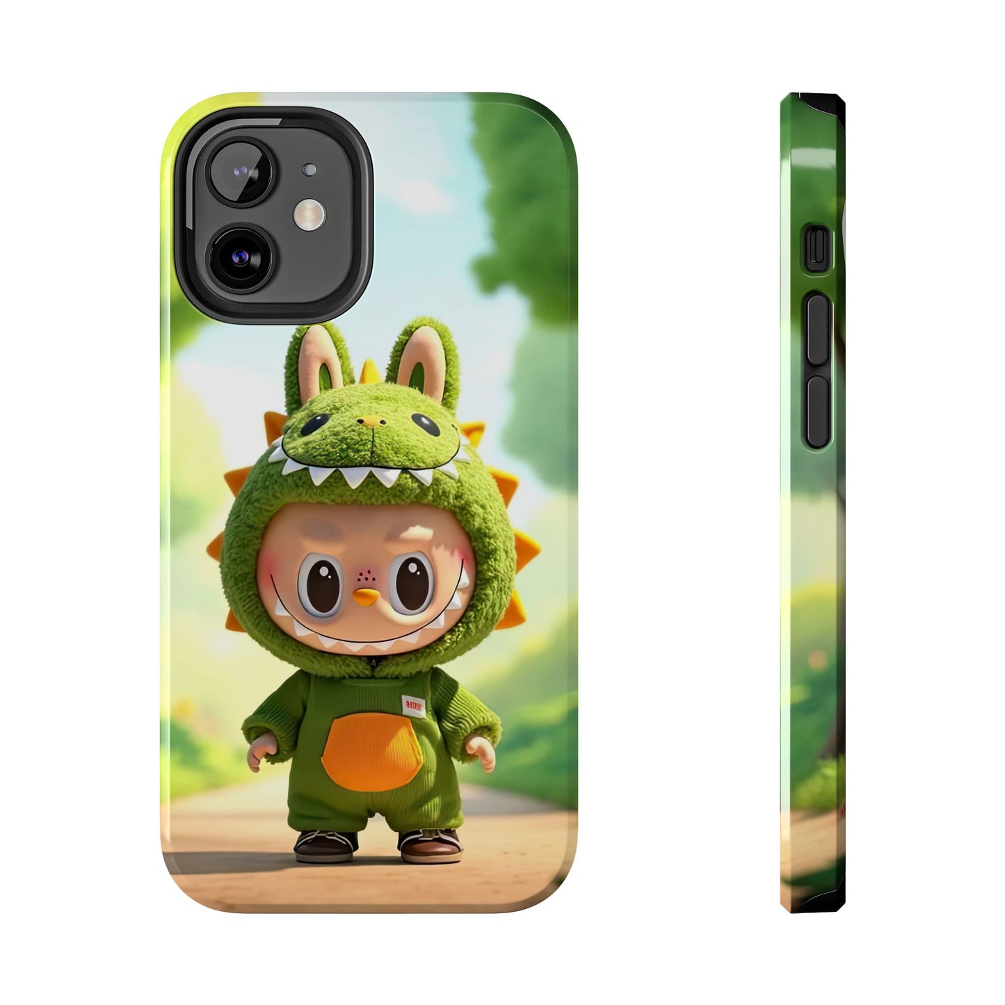 The Monsters Tough Case for iPhone Models – Playful Dinosaur Design, Dual Layer Protective Cover, Fun Mobile Accessory