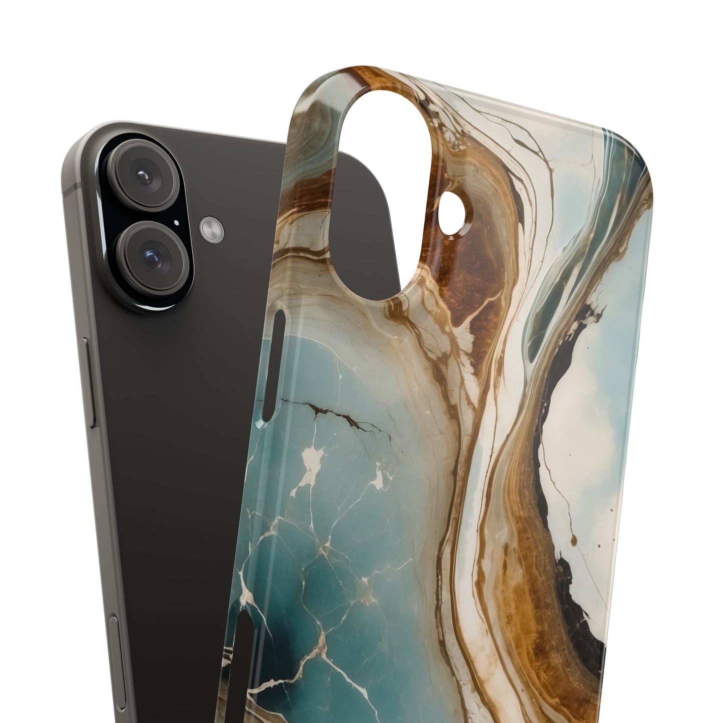 Marble Slim Phone Case, Stylish Protective Cover