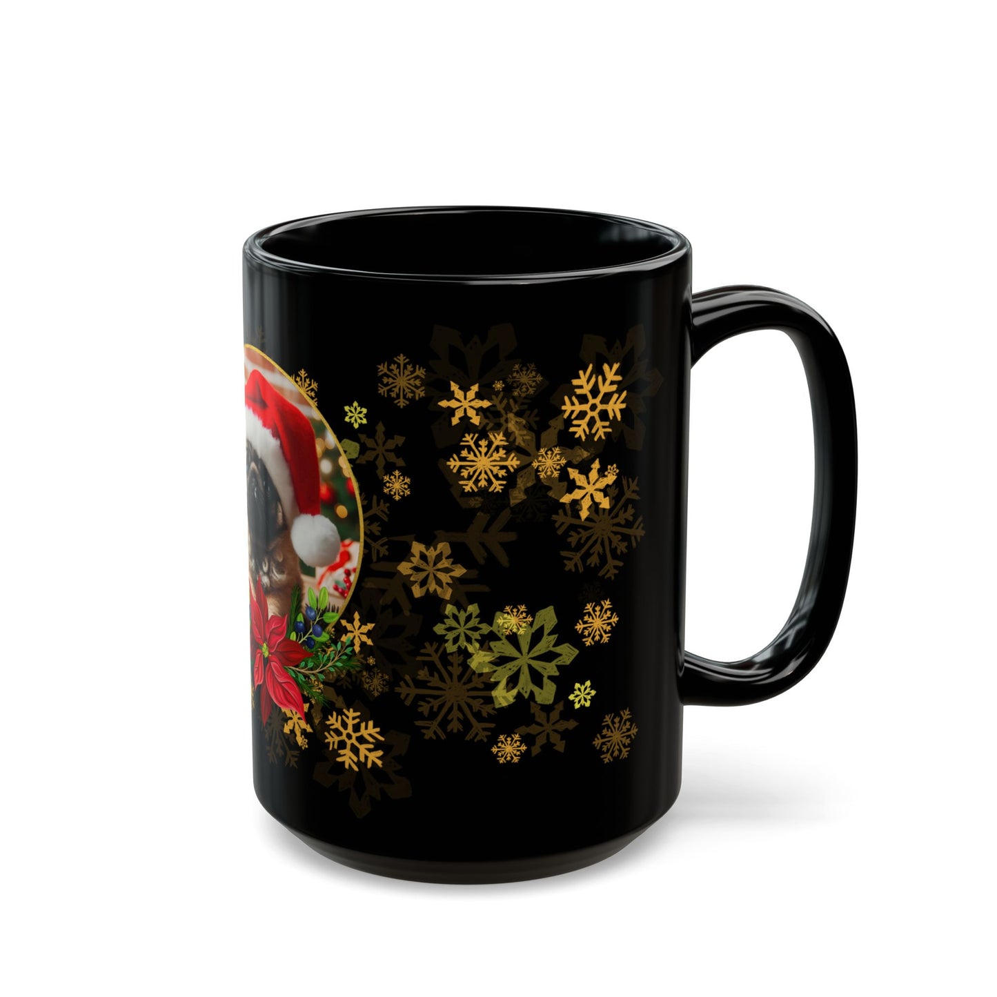 The Pug Who Saved Christmas Black Mug - 11oz, 15oz