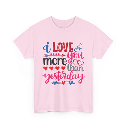 I Love You More Than  Tee, Anniversary Gift Shirt