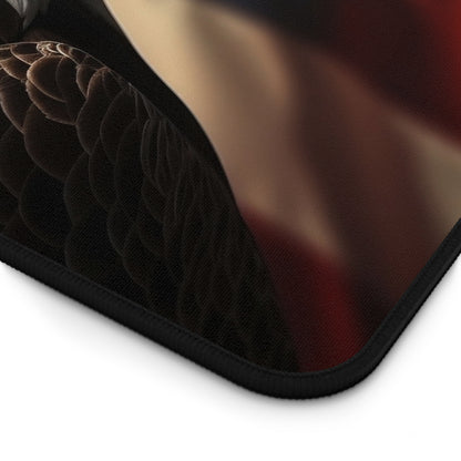 Patriotic Bald Eagle Desk Mat