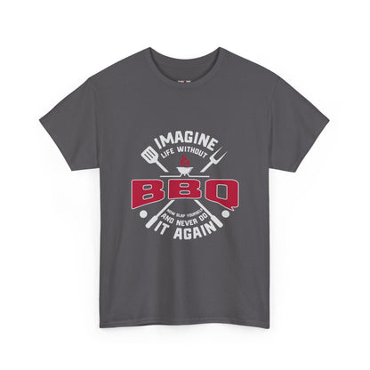 BBQ Lovers Unisex Heavy Cotton Tee - 'Imagine Life Without BBQ'