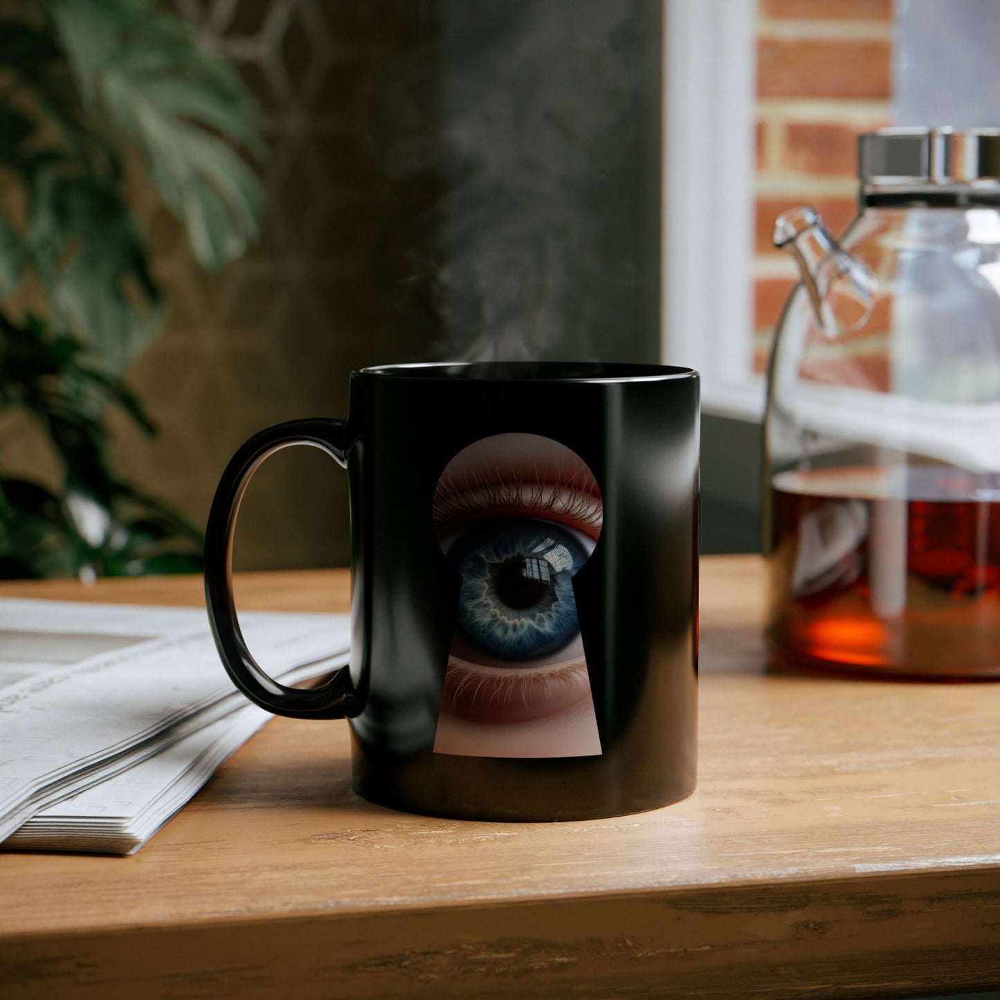 Christmas Secret Santa Black Mug - 11oz, 15oz