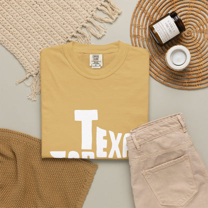 Texas Forever Garment-Dyed Unisex T-Shirt – Casual Comfort for Proud Texans