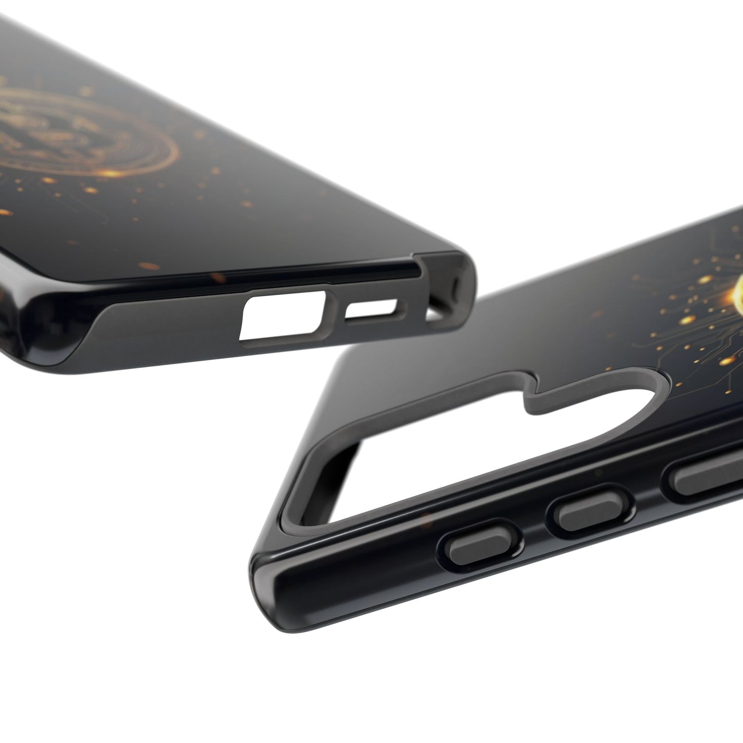 Bitcoin Samsung Tough Case for Smartphones, Crypto Lover Phone Accessory