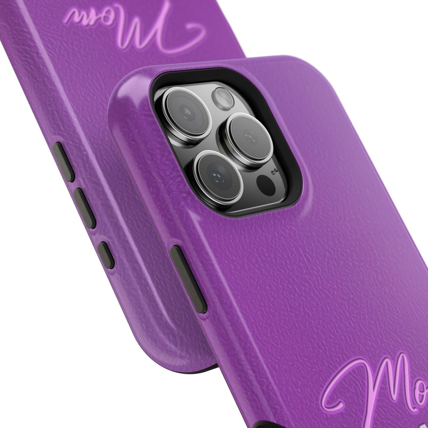 Mom On Duty Impact-Resistant Case, Purple Case for Mothers