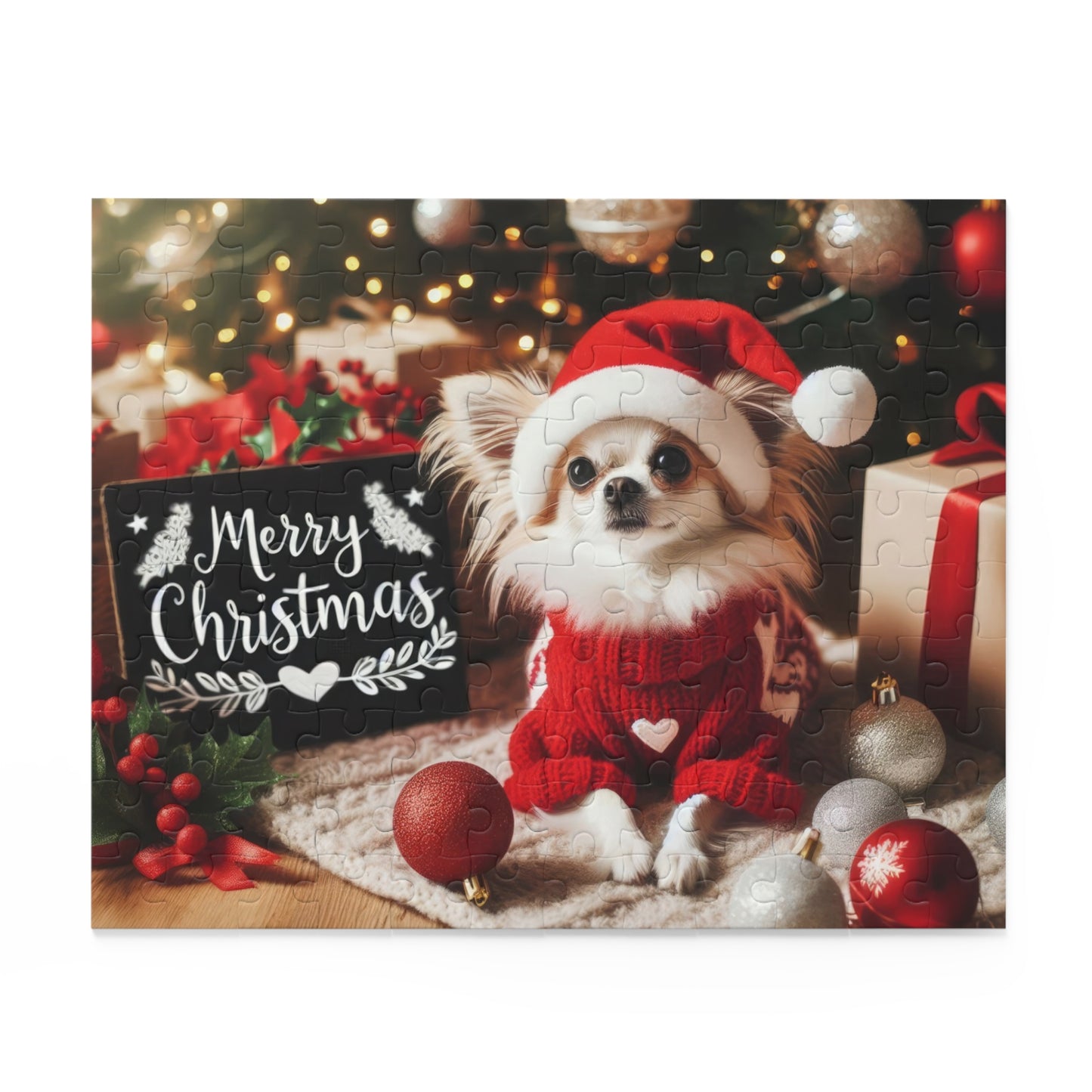 Merry Christmas Chihuahua (120, 252, 500-Piece)