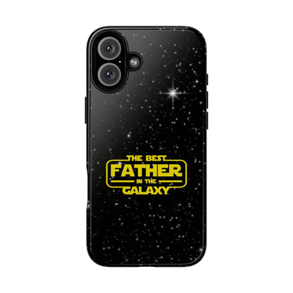 Galaxy-Themed iPhone Tough Case - Perfect Gift for the Best Father