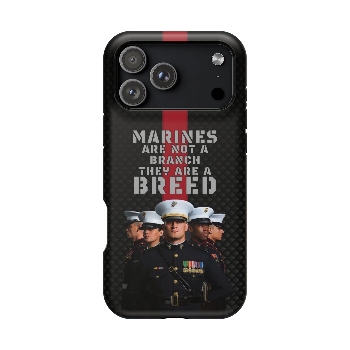 Marines Magnetic Tough Case - "Not a Branch, a Breed" Military iPhone Cover