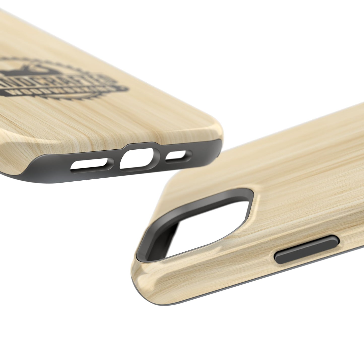 Handcrafted Woodworking Logo Magnetic Phone Cases